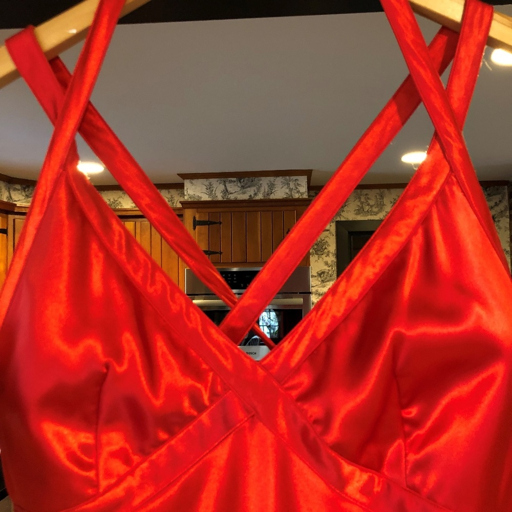 Jovani Prom Dress/Gown - Tomato Red Size 8